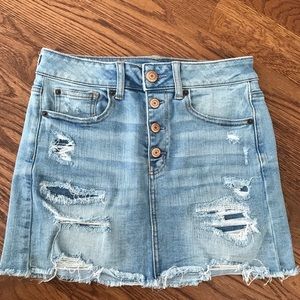 American Eagle Distressed Mini skirt